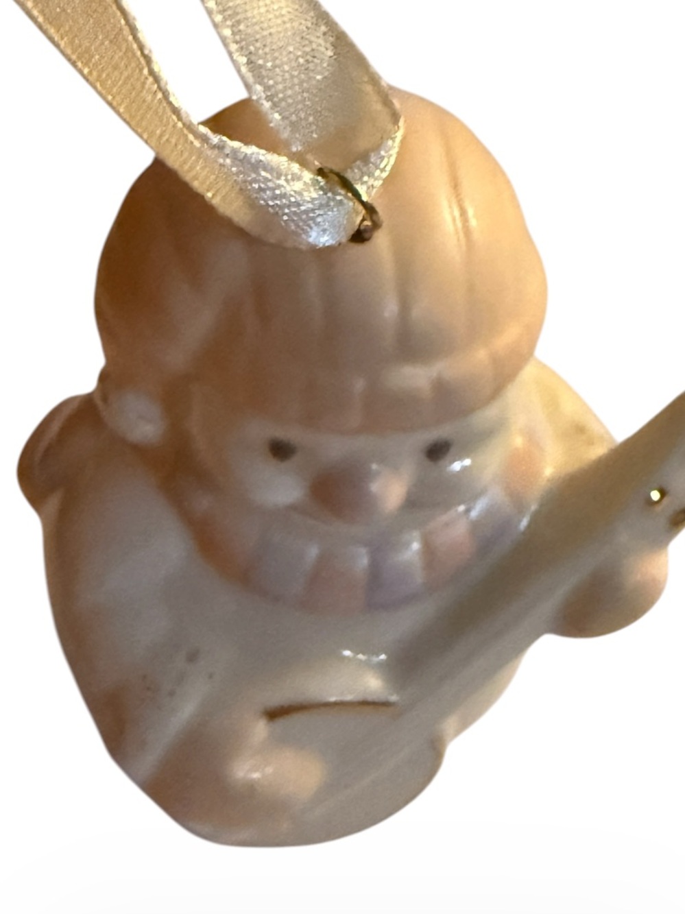 Lenox Snowman Stand-Abouts musical marching band ornament banjo
